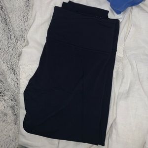 Navy blue athletea full length high waisted pants